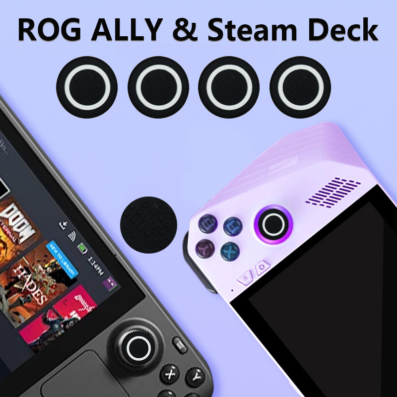 Console Gaming Steam - 4 adet Silikon Joystick Başparmak Sapları