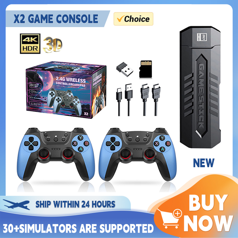 Gaming Console X2 - 2026 Yeni X2 Mavi Retro Oyun