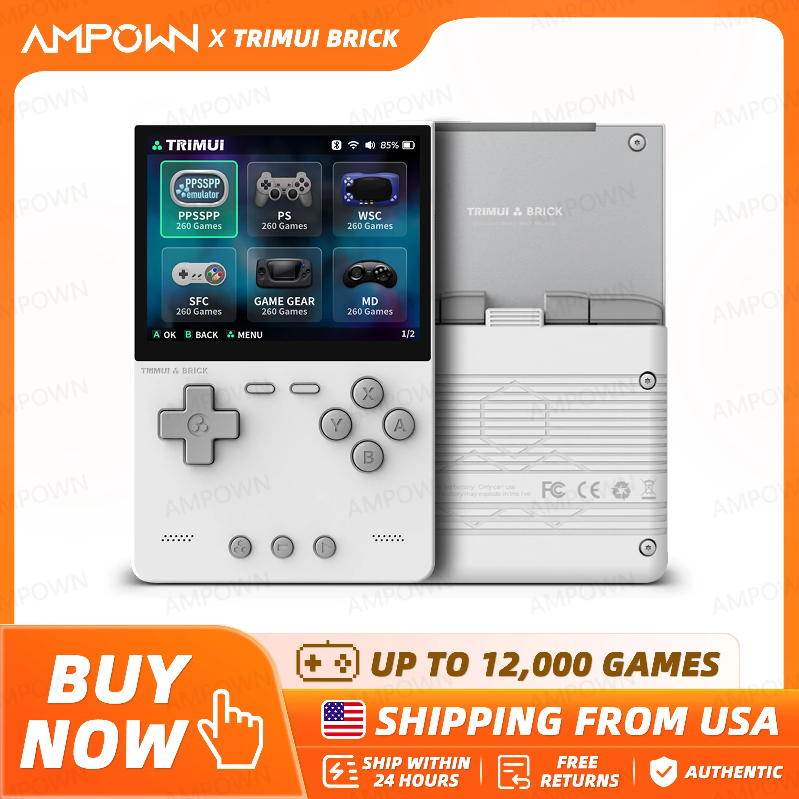 Gaming Console Chinese - TRIMUI TUĞLA El Oyun Konsolu 3.2