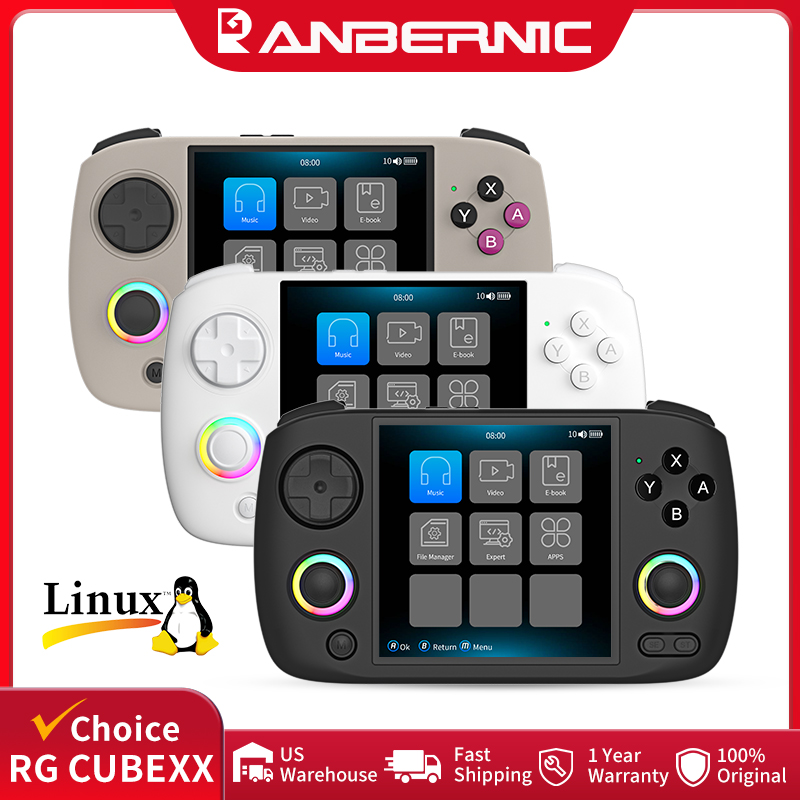 Gaming Console Chinese - ANBERNIC RG CubeXX El Oyun Konsolu