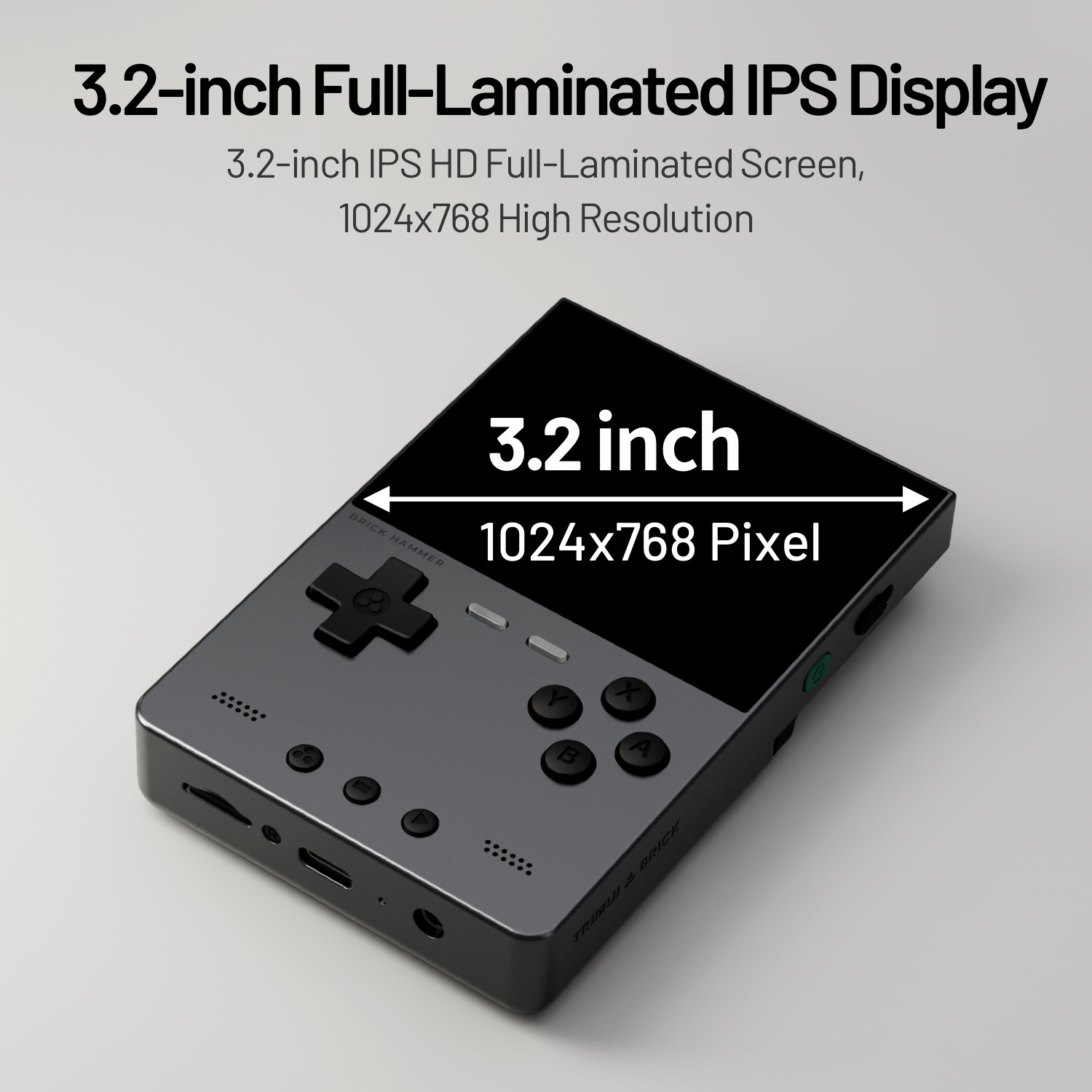 TRIMUI BRICK Hammer Mini Metal - Gaming Console Handheld Best incelemesi ve fiyatı