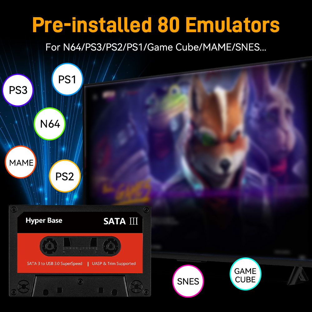 Batocera 500G/2T Emulator Oyun - Gaming Console Chinese incelemesi ve fiyatı
