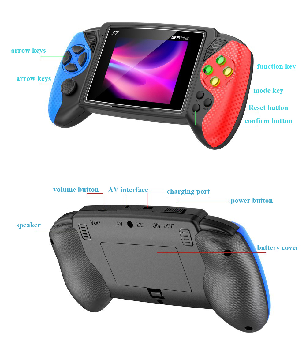 S7 Retro El Oyun Konsolu 3.5 I - Gaming Console Chinese incelemesi ve fiyatı
