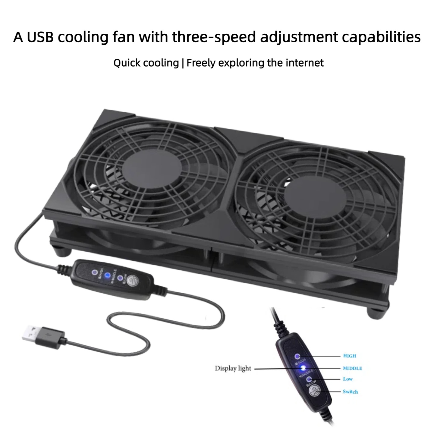 3 Hız Kontrollü Çift USB Soğut - Console Cooling Fan incelemesi ve fiyatı