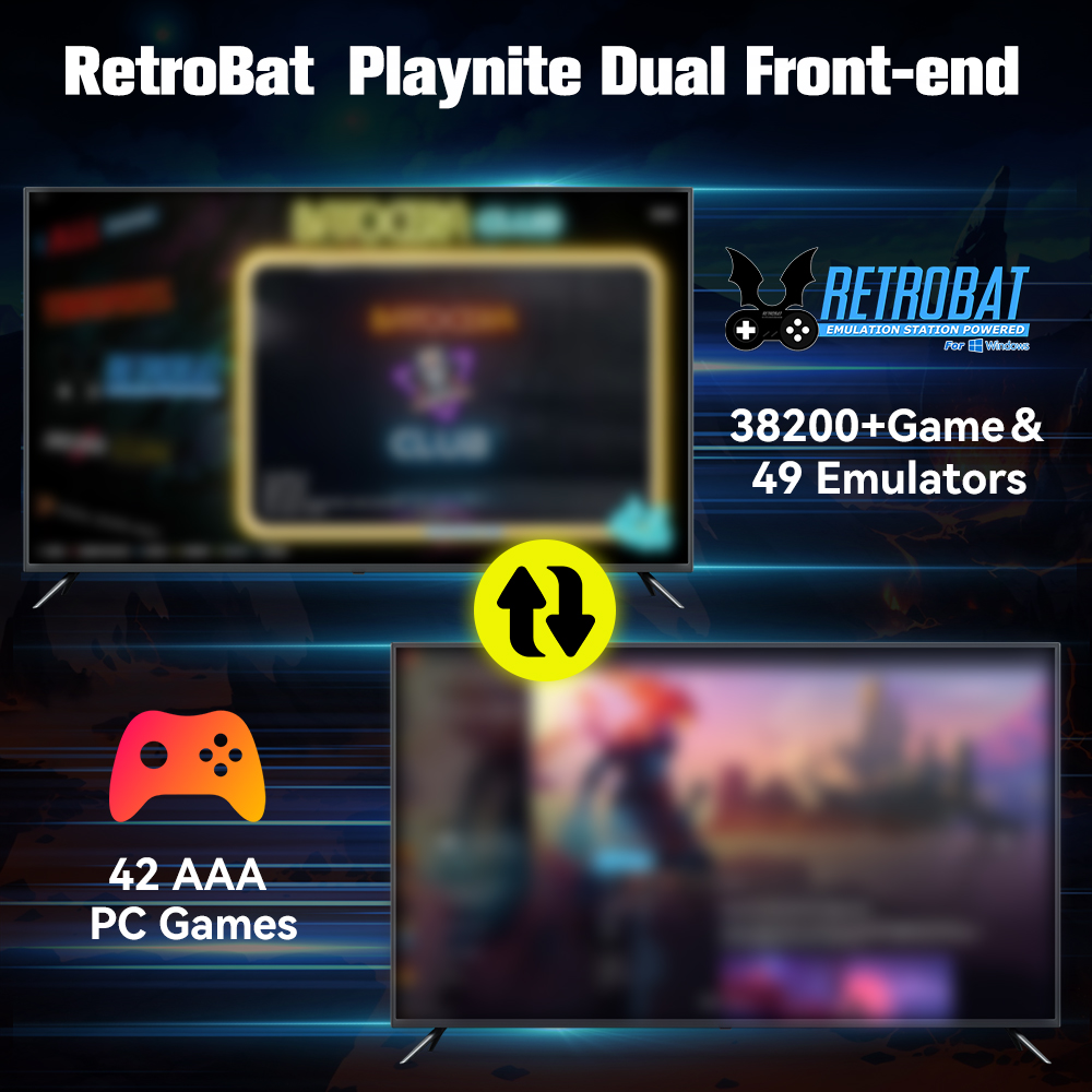 Retrobat&Playnite Sistemi HDD  - Gaming Console Chinese incelemesi ve fiyatı